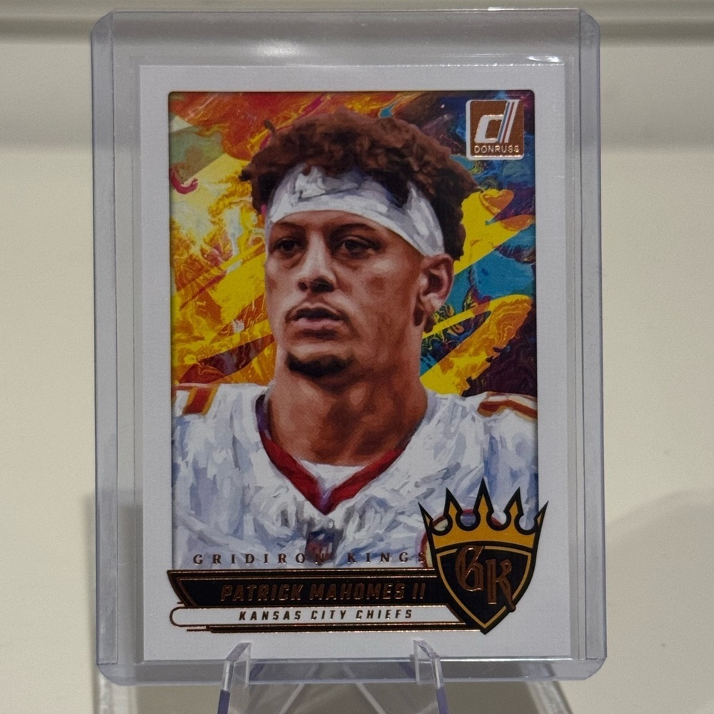 🔥 2025 Panini Donruss Patrick Mahomes Gridiron Kings card. Kansas City Chiefs.